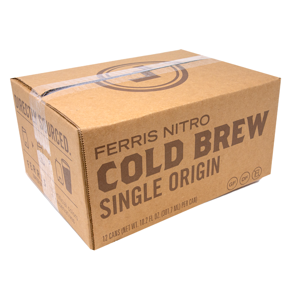 FERRIS SINGLE ORIGIN COLOMBIA COLD BREW COFFEE 12/10.2 OZ CASE (CAN)