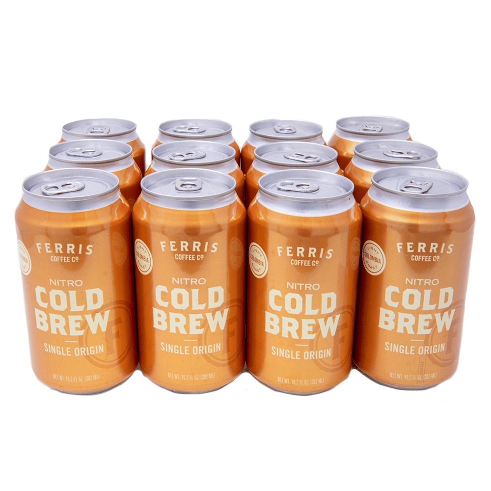 FERRIS SINGLE ORIGIN COLOMBIA COLD BREW COFFEE 12/10.2 OZ CASE (CAN)