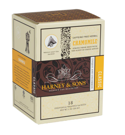 HARNEY CHAMOMILE SACHETS 18 CT