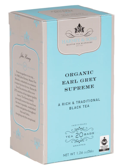 HARNEY ORGANIC EARL GREY 20 CT