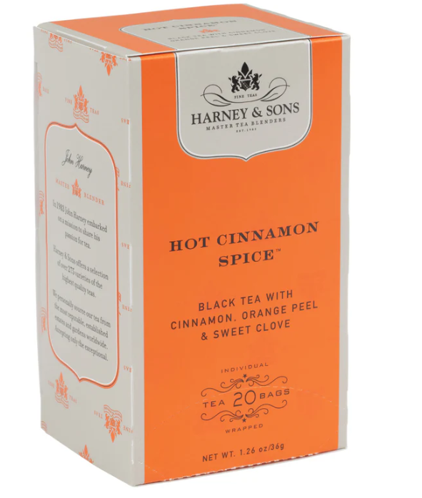 HARNEY TEA HOT CINNAMON SPICE 20ct