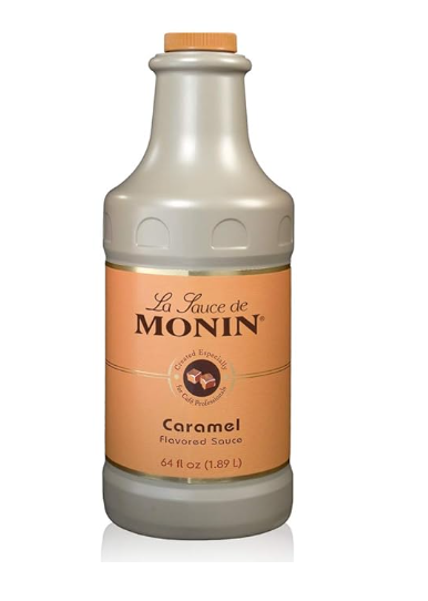 MONIN CARAMEL SAUCE KOSHER 64 OZ