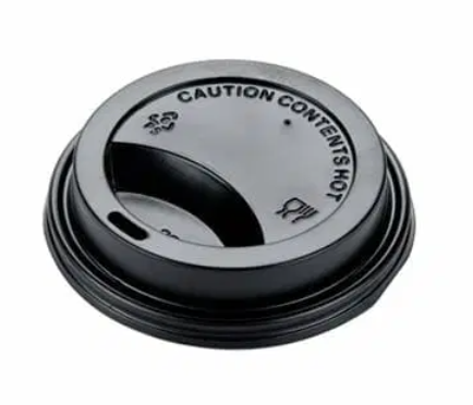 LID - BLACK DOME - FITS 8OZ CUP 1000 CT