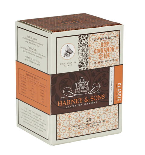 [26034] HARNEY HOT CINNAMON SPICE SACHETS 20 CT